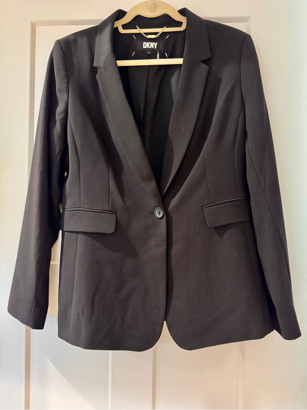 DKNY Women's Black Single-Button Blazer NWOT